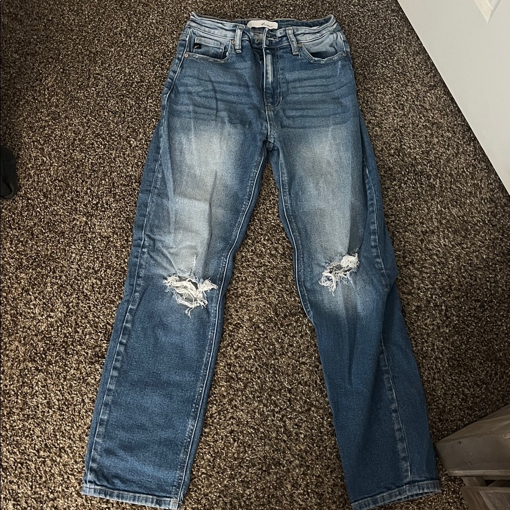 KanCan Blue Distressed Women Jeans
